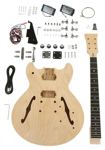 Ash Semi Hollow TL Style Build Your Own Guitar Kit
